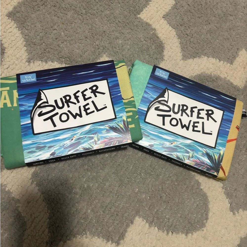 Colorful Surfer Towel Set - Picture 2 of 5